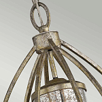 Подвесной светильник овальной формы с цилиндрическим плафоном в цвете сусальное серебро Kichler варинант исполнения - 3 | Loft Concept в Кирове