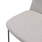 Стул мягкий светло-серый Chair Gray Runners варинант исполнения - 6 | Loft Concept в Кирове