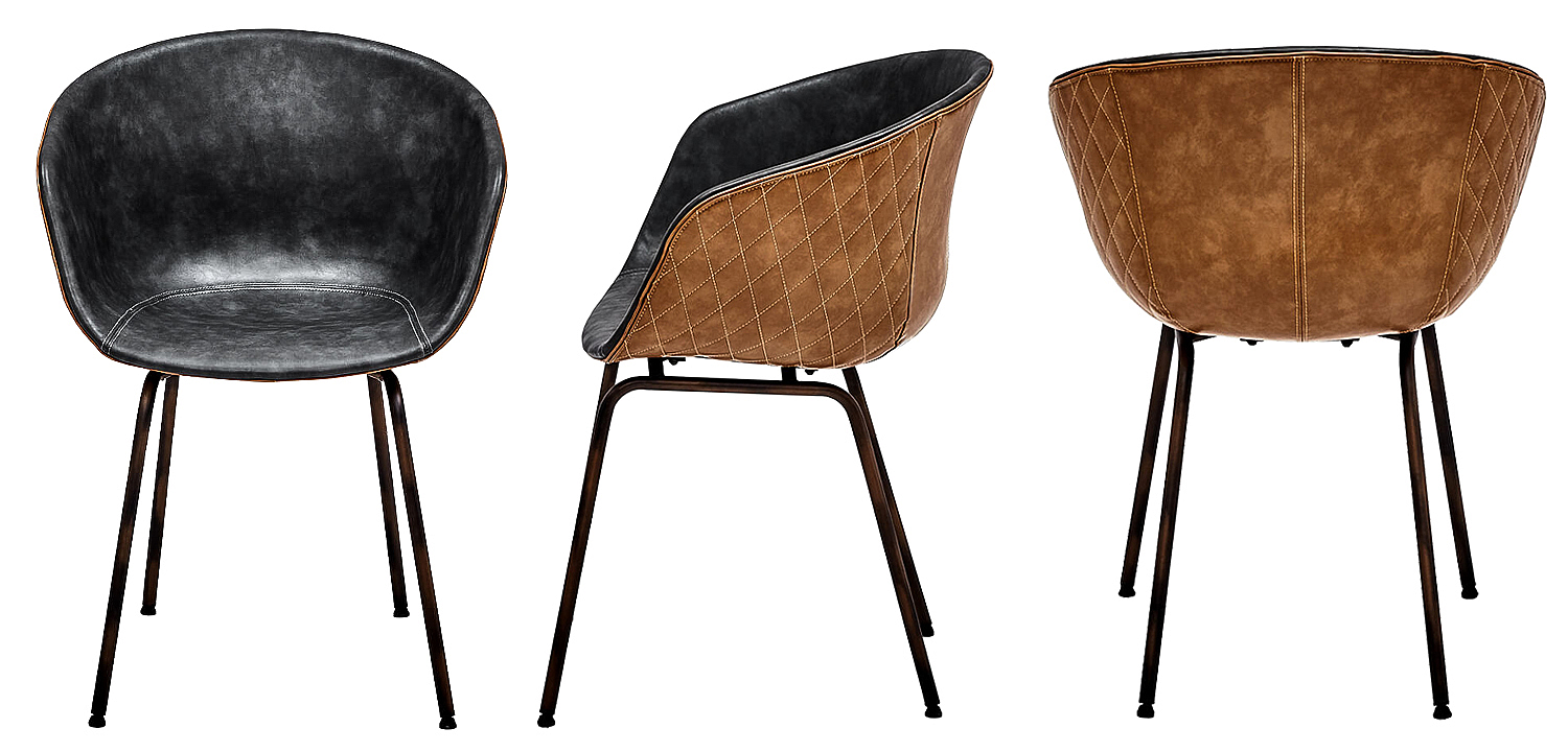 Стул Combi Caramel and Graphite Stool Стул Combi Caramel and Graphite Stool - Loft-Concept в Кирове