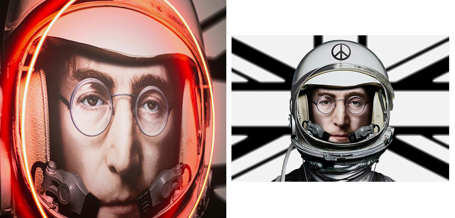 Дизайнерский Неоновый Постер Джон Леннон в Скафандре Lennon Astronaut Дизайнерский Неоновый Постер Джон Леннон в Скафандре Lennon Astronaut - Loft-Concept в Кирове