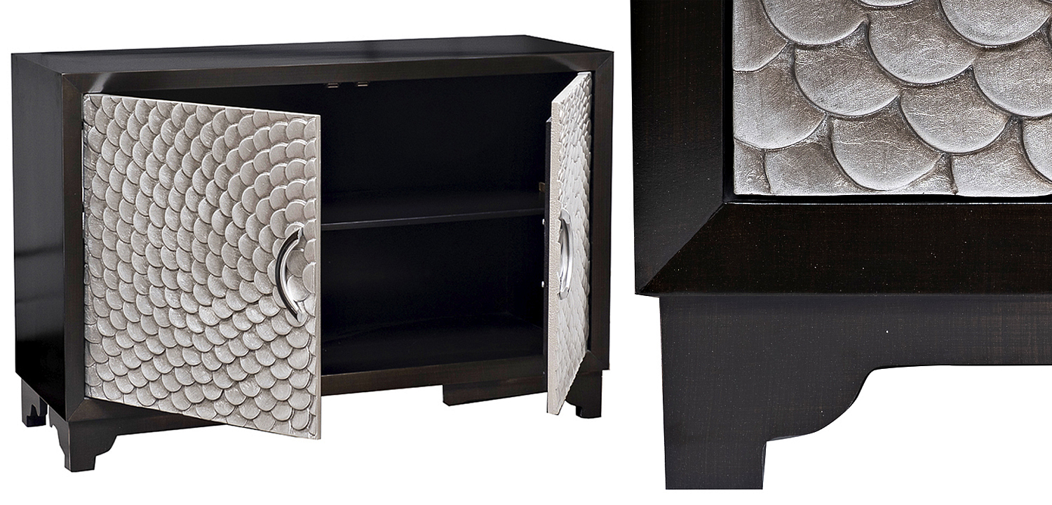 Комод с рельефным орнаментом Рыбья чешуя Fish scales Chest of drawers Комод с рельефным орнаментом Рыбья чешуя Fish scales Chest of drawers - Loft-Concept в Кирове