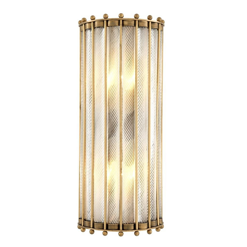 Бра Wall Lamp Tiziano Латунь Прозрачное Стекло Бра Wall Lamp Tiziano Латунь Прозрачное Стекло в Кирове | Loft Concept