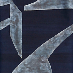 Обои ручная роспись в стиле Арт-деко Symphony Colourway SC-104 on Kyanite silk dupion варинант исполнения - 1 | Loft Concept в Кирове