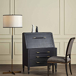 Торшер с тканевым абажуром в форме цилиндра Pinwheel Shape Base варинант исполнения - 5 | Loft Concept в Кирове