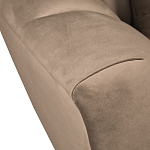 Дизайнерское кресло мягкое из серого велюра Serenity варинант исполнения - 3 | Loft Concept в Кирове