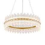 Люстра круглая с декоративными элементами в виде лепестков Round Light Flashing варинант исполнения - 1 | Loft Concept в Кирове