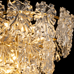 Люстра многоярусная с объемными прозрачными цветами Hanging Flowers варинант исполнения - 5 | Loft Concept в Кирове