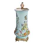 Ваза с птичкой из фарфора с бронзовыми элементами Garden of Eden варинант исполнения - 4 | Loft Concept в Кирове