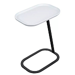 Столик приставной с прямоугольной серой столешницей Steel Stable Table варинант исполнения - 2 | Loft Concept в Кирове