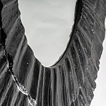 Зеркало в фактурной черной раме в современном стиле Black Maelstrom варинант исполнения - 3 | Loft Concept в Кирове