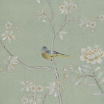 Обои ручная роспись Badminton Mercury Grey варинант исполнения - 3 | Loft Concept в Кирове