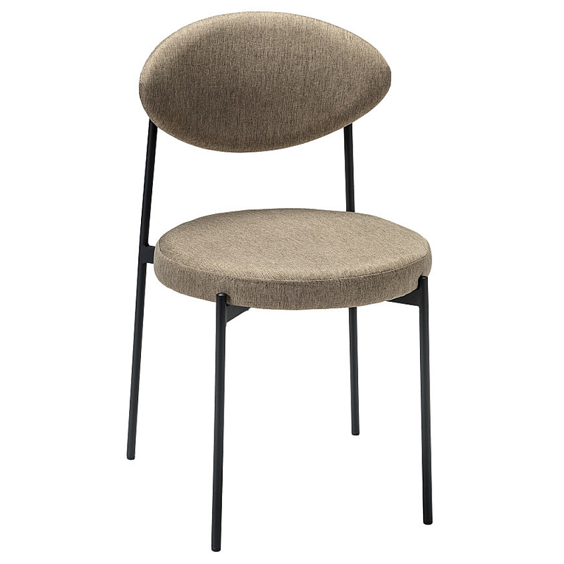 Стул металлический с мягкой спинкой и сиденьем Alfie Chair Мульти в Кирове | Loft Concept 