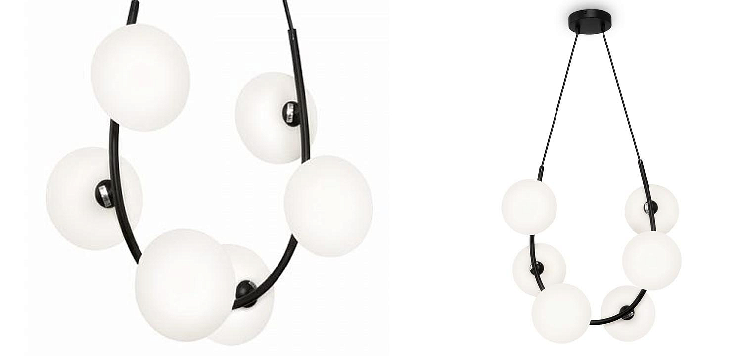 Люстра Marcan 6 Ball Chandelier Black Люстра Marcan 6 Ball Chandelier Black - Loft-Concept в Кирове