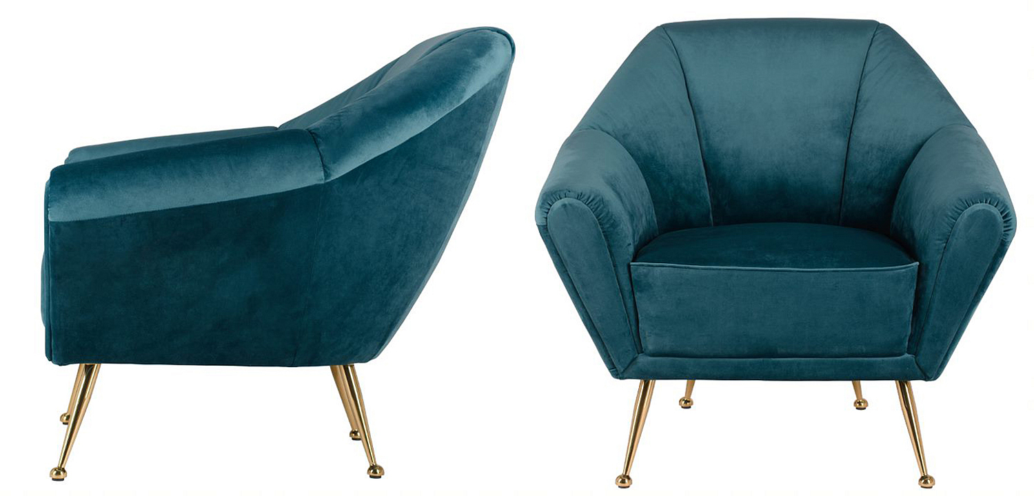 Кресло Brunner Chair blue Кресло Brunner Chair blue - Loft-Concept в Кирове