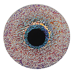 Бра круглое стеклянное с морозным эффектом Heterochromia варинант исполнения - 1 | Loft Concept в Кирове