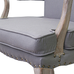 Кресло Aubrey Classical Armchair grey flax варинант исполнения - 4 | Loft Concept в Кирове