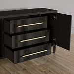 Буфет Primo с тремя ящиками и двумя фасадами Темный орех варинант исполнения - 4 | Loft Concept в Кирове