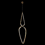 Подвесной светильник обрамленный элементами в виде кристаллов Smooth Shine варинант исполнения - 3 | Loft Concept в Кирове