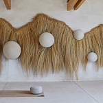 Большая дизайнерская Инсталляция из соломы RAFFIA Installation  варинант исполнения - 2 | Loft Concept в Кирове