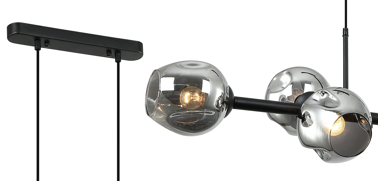 Люстра Branching Bubble Chandelier Line Gray Люстра Branching Bubble Chandelier Line Gray - Loft-Concept в Кирове