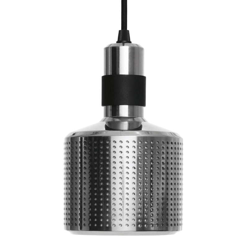Подвесной светильник Riddle Pendant Lamp Silver Черный Серебряный Подвесной светильник Riddle Pendant Lamp Silver Черный Серебряный в Кирове | Loft Concept