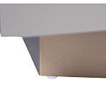 Комод со стеклянной столешницей и с выдвижными ящиками Minimalist Accent варинант исполнения - 6 | Loft Concept в Кирове