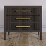 Тумба Primo  с тремя ящиками шпон темный орех варинант исполнения - 2 | Loft Concept в Кирове