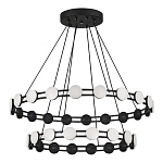 Люстра двухъярусная с круглыми светодиодными источниками света Maxine Light варинант исполнения - 3 | Loft Concept в Кирове