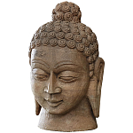 Статуэтка из камня Голова Будды Stone Buddha Head варинант исполнения - 2 | Loft Concept в Кирове