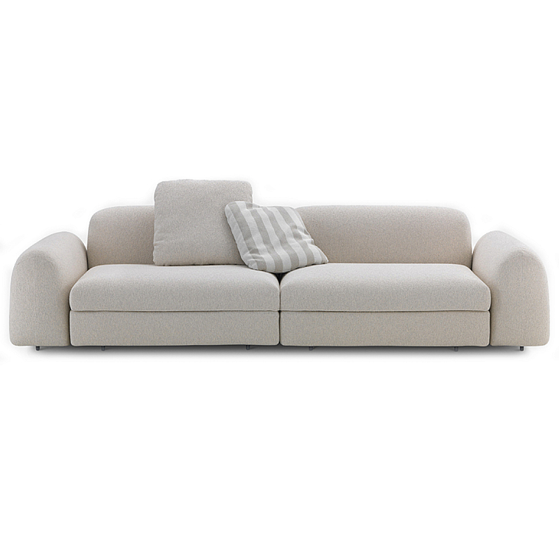 Дизайнерский Диван California трансформер прямой  Белый Черный в Кирове | Loft Concept 