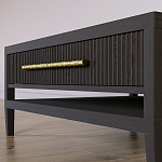 Кофейный стол Primo с двумя ящиками Темный орех варинант исполнения - 5 | Loft Concept в Кирове