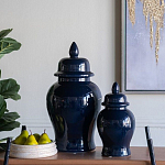 Ваза с крышкой однотонная Высота 31 см Chinoiserie Ceramics варинант исполнения - 8 | Loft Concept в Кирове