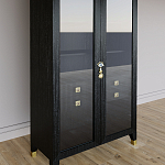 Дизайнерский шкаф витрина Elsa Dreams Black с 4-мя ящиками варинант исполнения - 2 | Loft Concept в Кирове