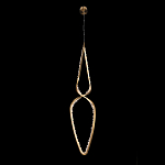 Подвесной светильник обрамленный элементами в виде кристаллов Smooth Shine варинант исполнения - 1 | Loft Concept в Кирове