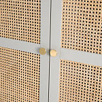 Шкаф с двумя дверцами из плетеного ротанга Tomio Wicker Furniture варинант исполнения - 7 | Loft Concept в Кирове