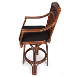 Барный стул из ротанга Eloise коричневый варинант исполнения - 3 | Loft Concept в Кирове