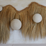 Большая дизайнерская Инсталляция из соломы RAFFIA Installation  варинант исполнения - 5 | Loft Concept в Кирове