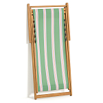 Шезлонг из акации и ткани Argentina варинант исполнения - 8 | Loft Concept в Кирове