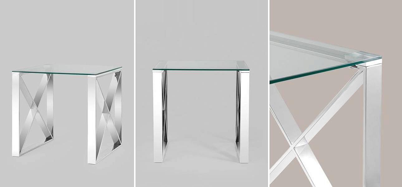 Стол приставной Lannes Collection Silver Стол приставной Lannes Collection Silver - Loft-Concept в Кирове