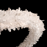 Люстра круглая с натуральным горным хрусталем Crystal Shimmer варинант исполнения - 5 | Loft Concept в Кирове