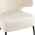 Современное мягкое кресло на металлических ножках Rakush Milk варинант исполнения - 6 | Loft Concept в Кирове