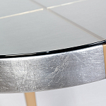 Столик журнальный серебристый с круглой столешницей Showing Refinement варинант исполнения - 1 | Loft Concept в Кирове