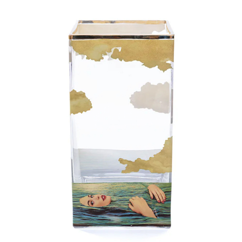 Стеклянная ваза SELETTI Seagirl Big  Мульти в Кирове | Loft Concept 