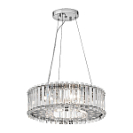 Люстра подвесная круглая с множеством вертикальных прямоугольных кристаллов Kichler варинант исполнения - 2 | Loft Concept в Кирове
