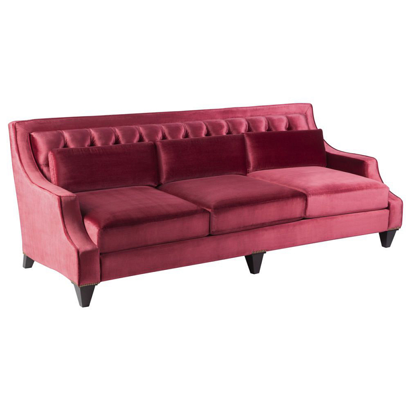 Диван Tufted pearl Розовый (Rose) Коричневый Диван Tufted pearl Розовый (Rose) Коричневый в Кирове | Loft Concept