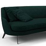 Мебельная ткань Шенилл темно-зеленый цвет 138 см T4-36 варинант исполнения - 5 | Loft Concept в Кирове