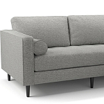 Мебельная ткань Шенилл серый цвет 138 см T4-29 варинант исполнения - 5 | Loft Concept в Кирове