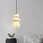 Подвесной светильник с фигурными плафонами Stone Triad варинант исполнения - 7 | Loft Concept в Кирове