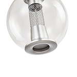 Подвесной светильник с плафоном в форме шара Inner Gleam Orb silver варинант исполнения - 6 | Loft Concept в Кирове