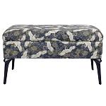 Банкетка с принтом из журавлей Crane варинант исполнения - 1 | Loft Concept в Кирове